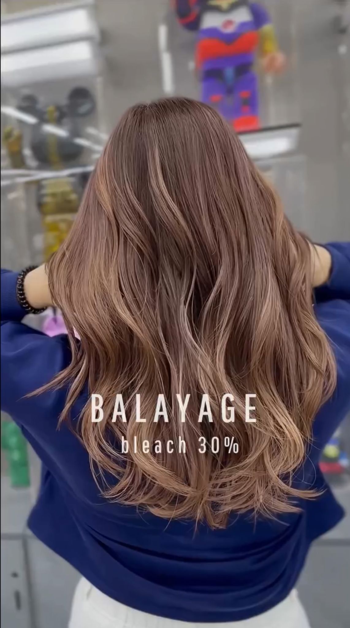 Canvas Academy 學員真實作品 — Balayage 暖棕漸層染髮 bleach 30%