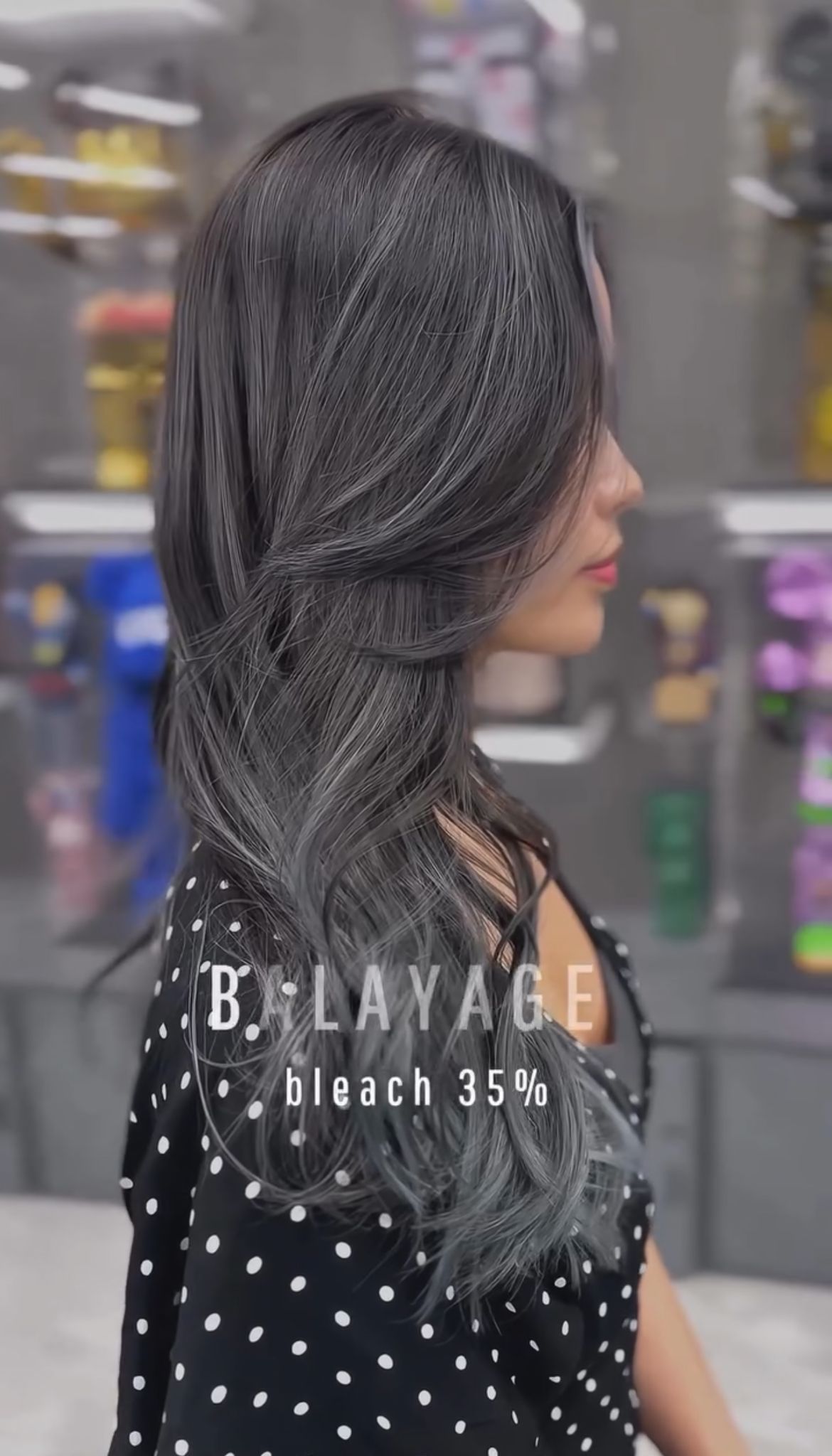 Canvas Academy 學員真實作品 — Balayage 冷灰漸層染髮 bleach 35%
