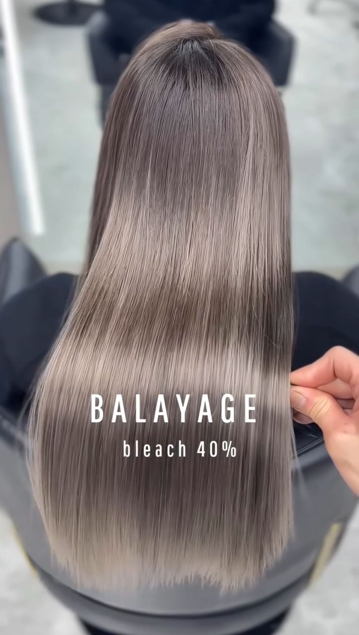 Canvas Academy 學員真實作品 — Balayage 手掃漸層染髮 bleach 40%